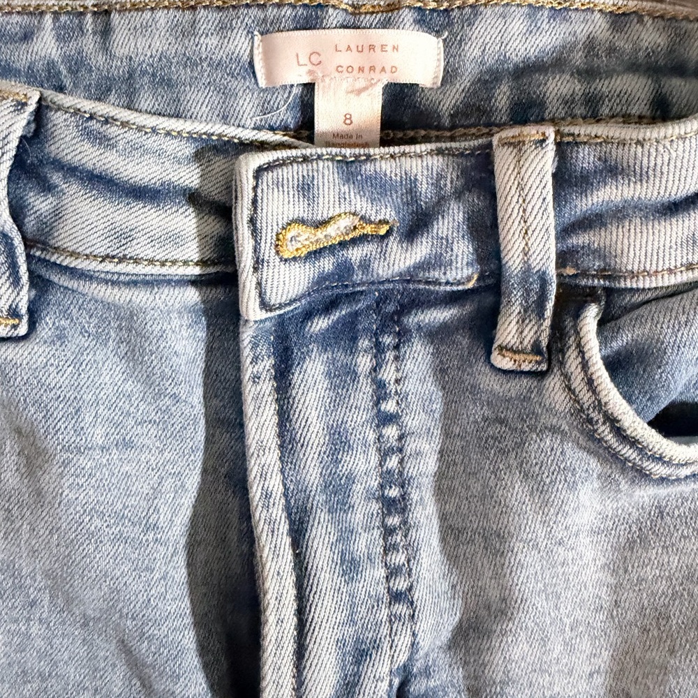 Classic Light Blue Women's Jeans ankle length - Picture 3 of 3